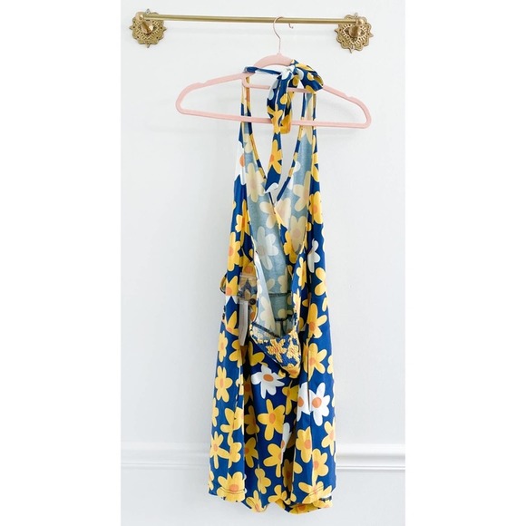 ModCloth Dreaming Of Daises Floral Halter Romper - Picture 8 of 8